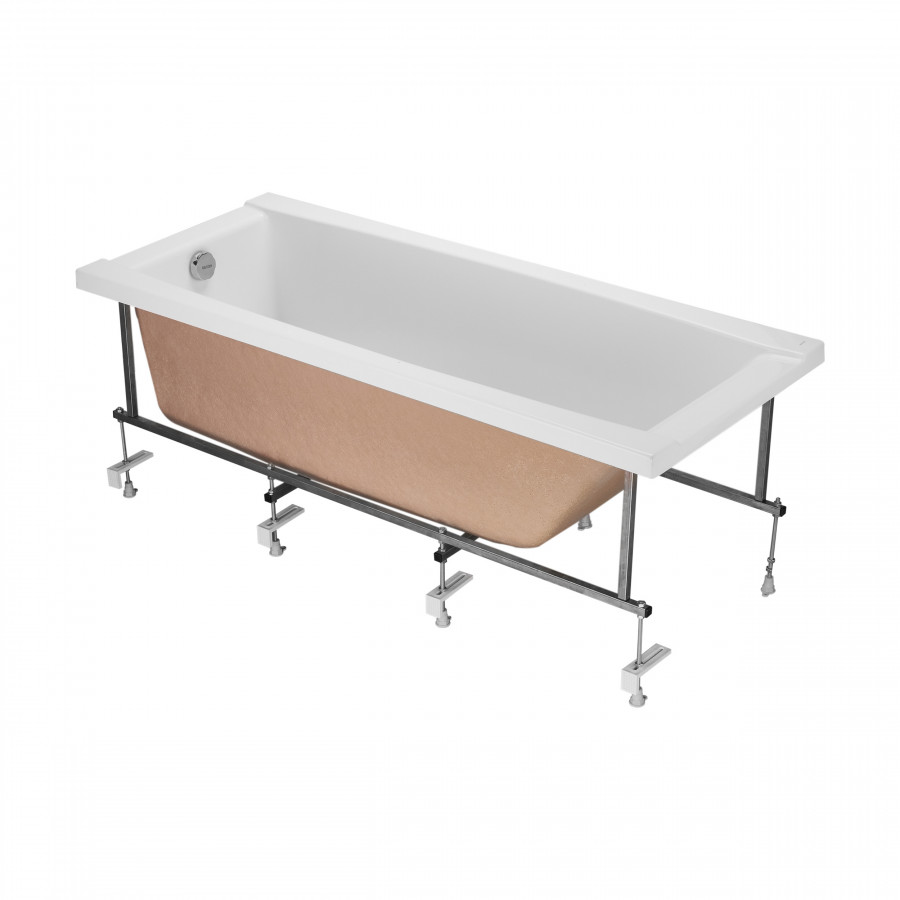 Монтажный комплект для ванны САНТОРИНИ 150х70 см. (рама, слив-перелив с сифоном, крепеж к стене, кре Монтажный комплект для ванны САНТОРИНИ 150х70 см. (рама, слив-перелив с сифоном, крепеж к стене, кре