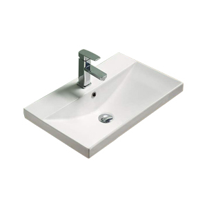 Раковина Lake 70, белая, EQUIL