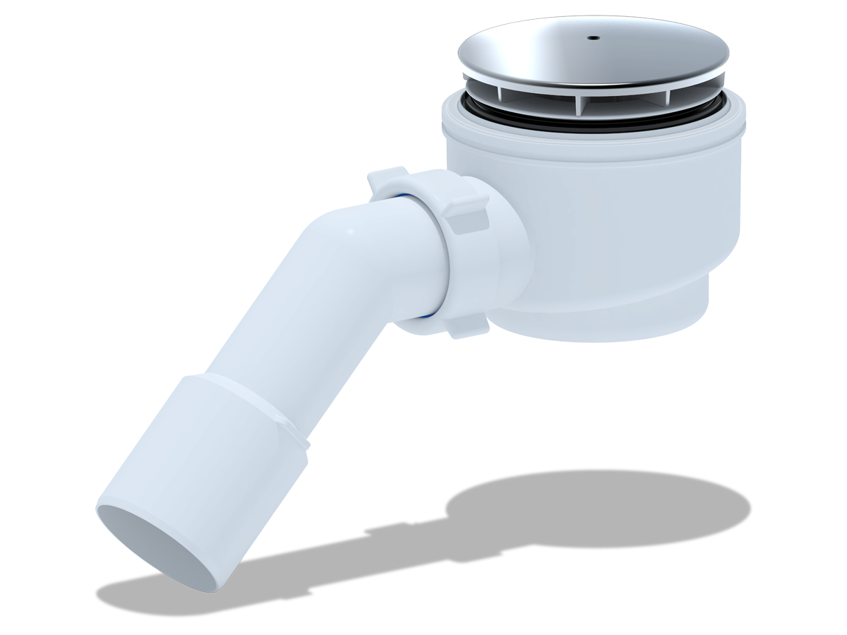 Сиф. для д/п 1 1/2*60 с пер.  труб.45 40/50 хром, ANI PLAST