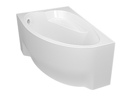 Ванна акриловая ALEX BAITLER NERO L 150*95  белая 