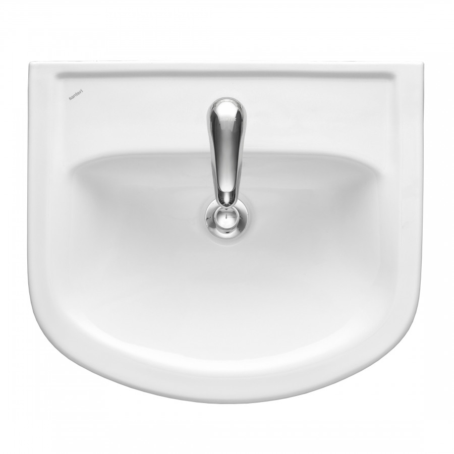 Умывальник на мебель Акватон, 50 см. с обрамлением перелива. SANTERI Умывальник на мебель Акватон, 50 см. с обрамлением перелива. SANTERI