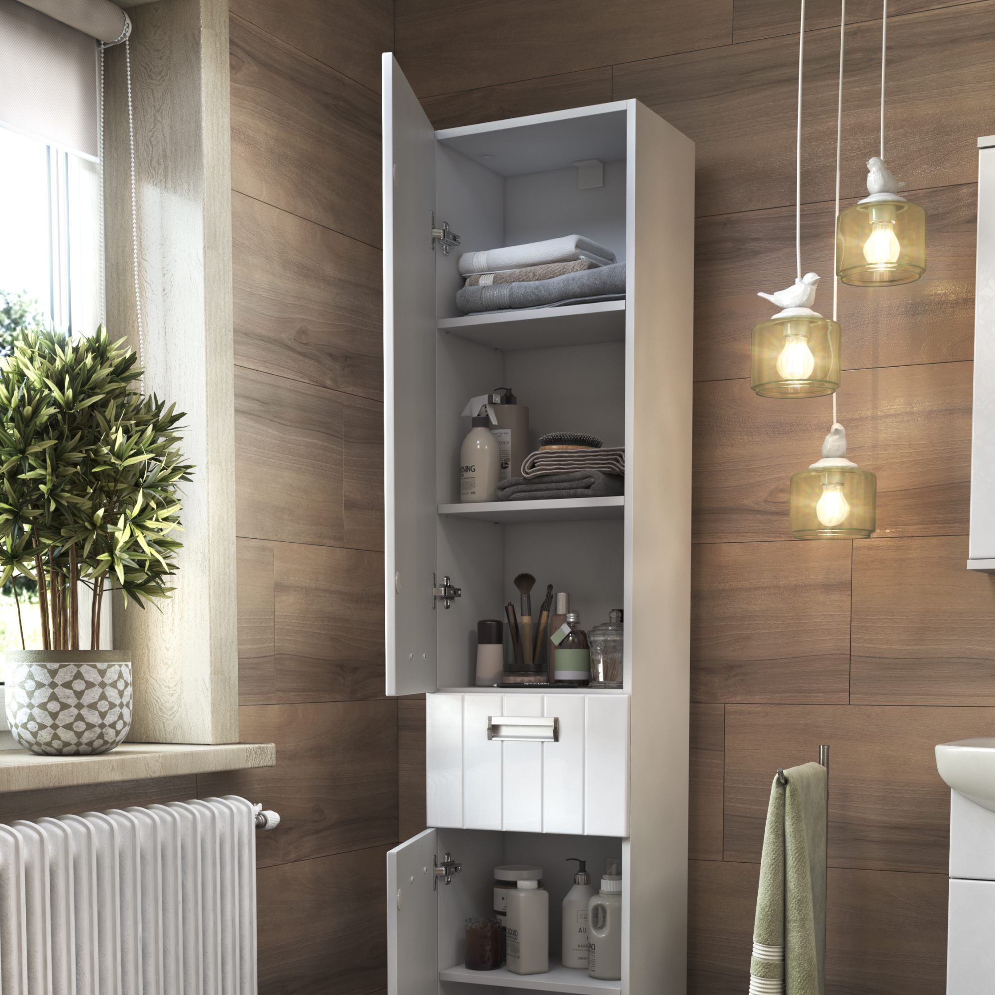 Шкаф-пенал VIGO Diana 40 напольный белый (pn.DIA.40) Шкаф-пенал VIGO Diana 40 напольный белый (pn.DIA.40)