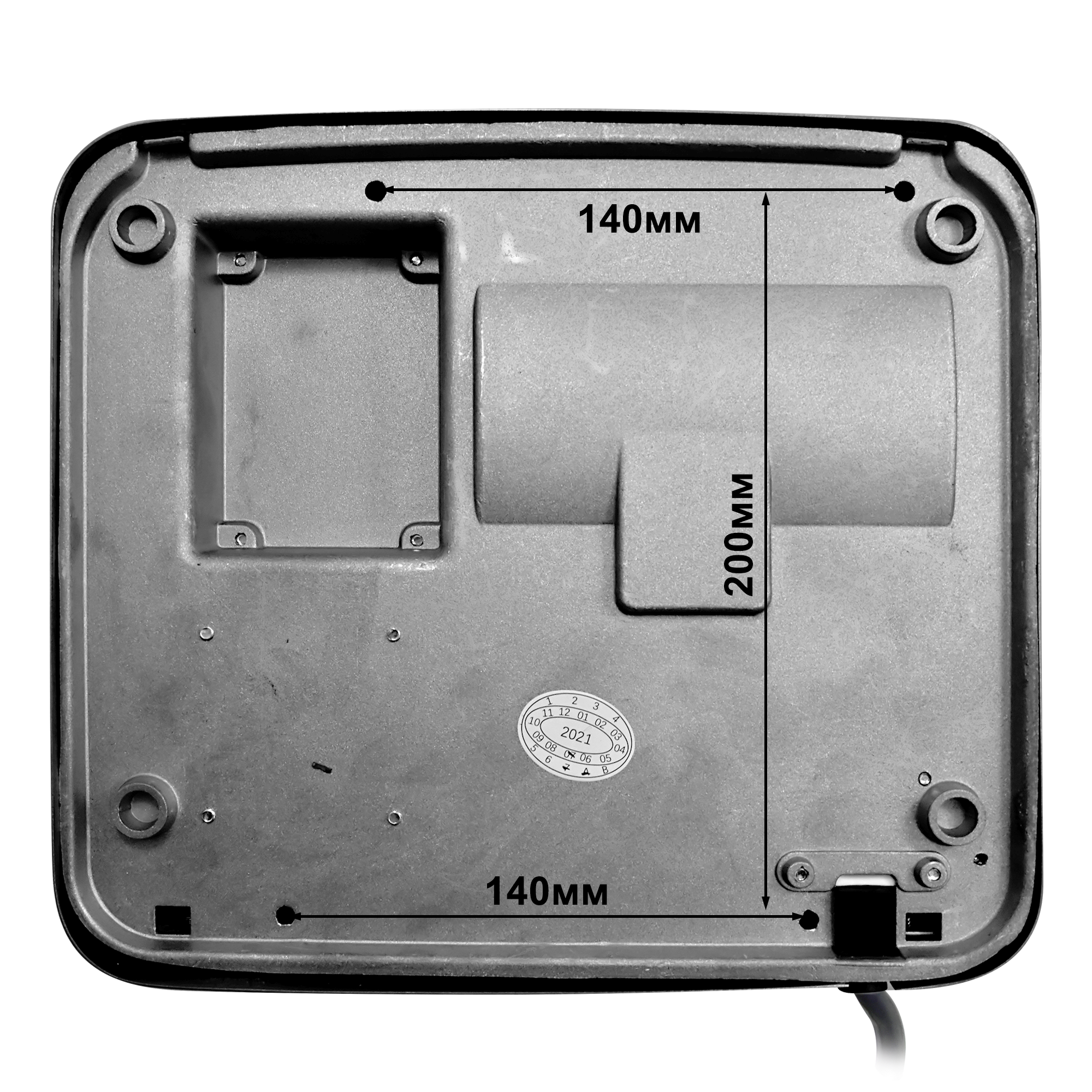 Электросушитель для рук PUFF-8843 высокоскоростной, антивандальный, хром 2,3 кВт (1401.301)