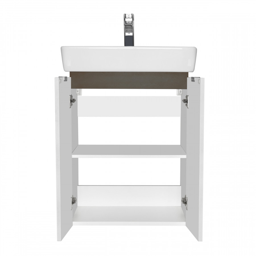 Тумба СКАЙ 55, белая (под раковину НЕО 55)