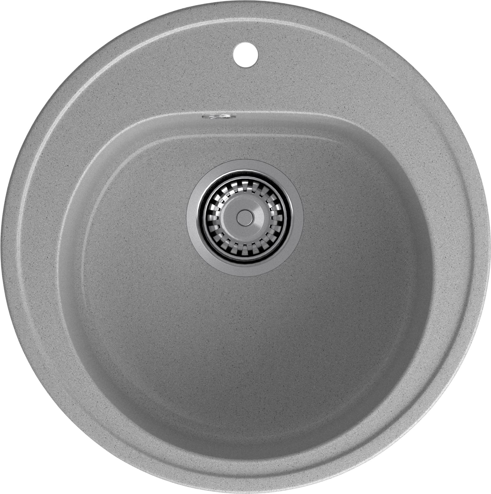 GRANFEST Мойка композит RONDO GF-R--510  D=510мм  серый   арт.GF- GRANFEST Мойка композит RONDO GF-R--510  D=510мм  серый   арт.GF-