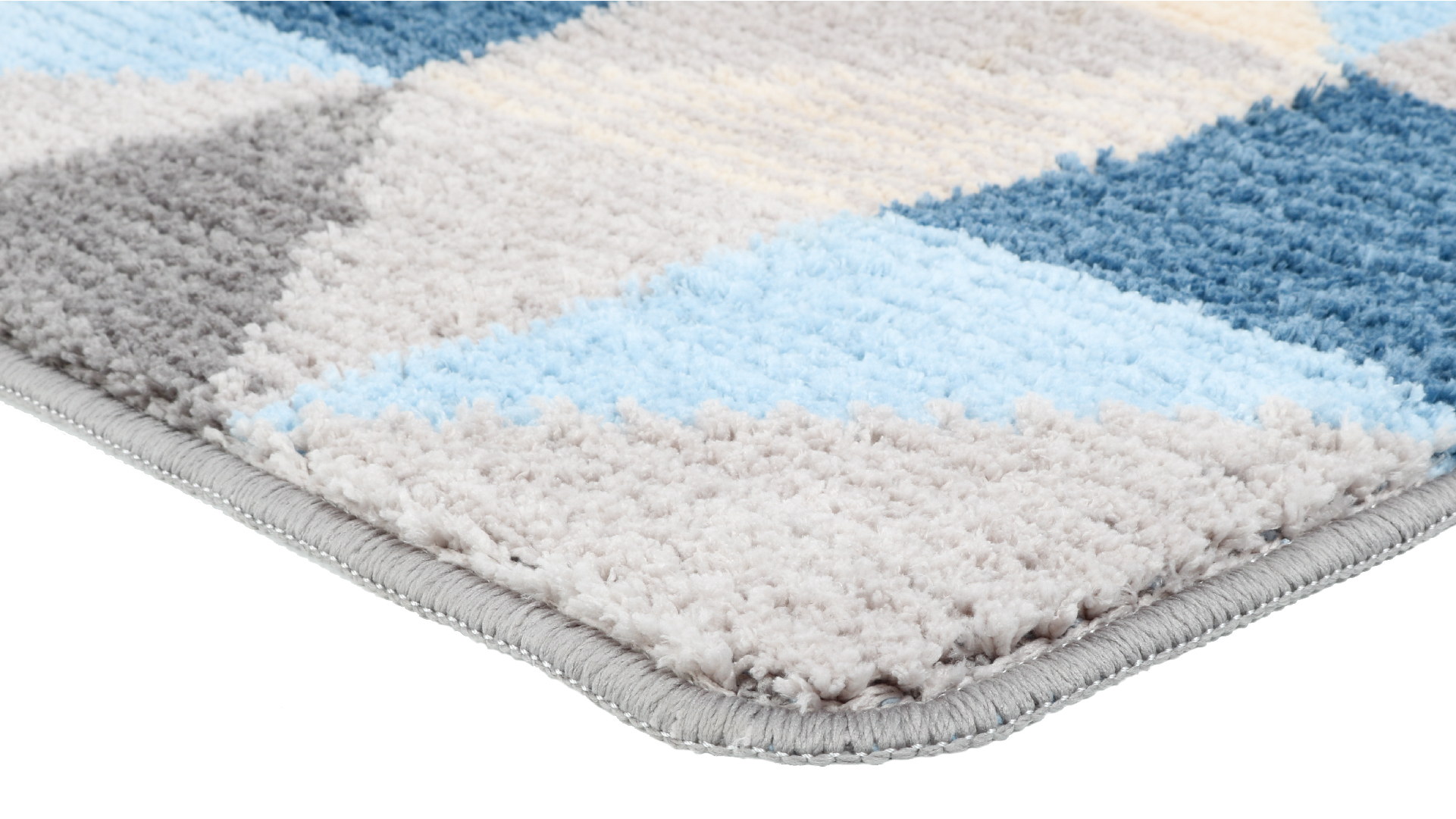 Коврик для ванной Fixsen Visa 1-ый FX-5005X, серо-голубой, 50х80см  Коврик для ванной Fixsen Visa 1-ый FX-5005X, серо-голубой, 50х80см