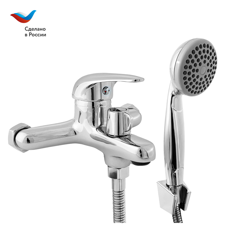ДАЧА Смеситель для ванны с коротким литым изливом, одноручный, СЛАВЕН, В30