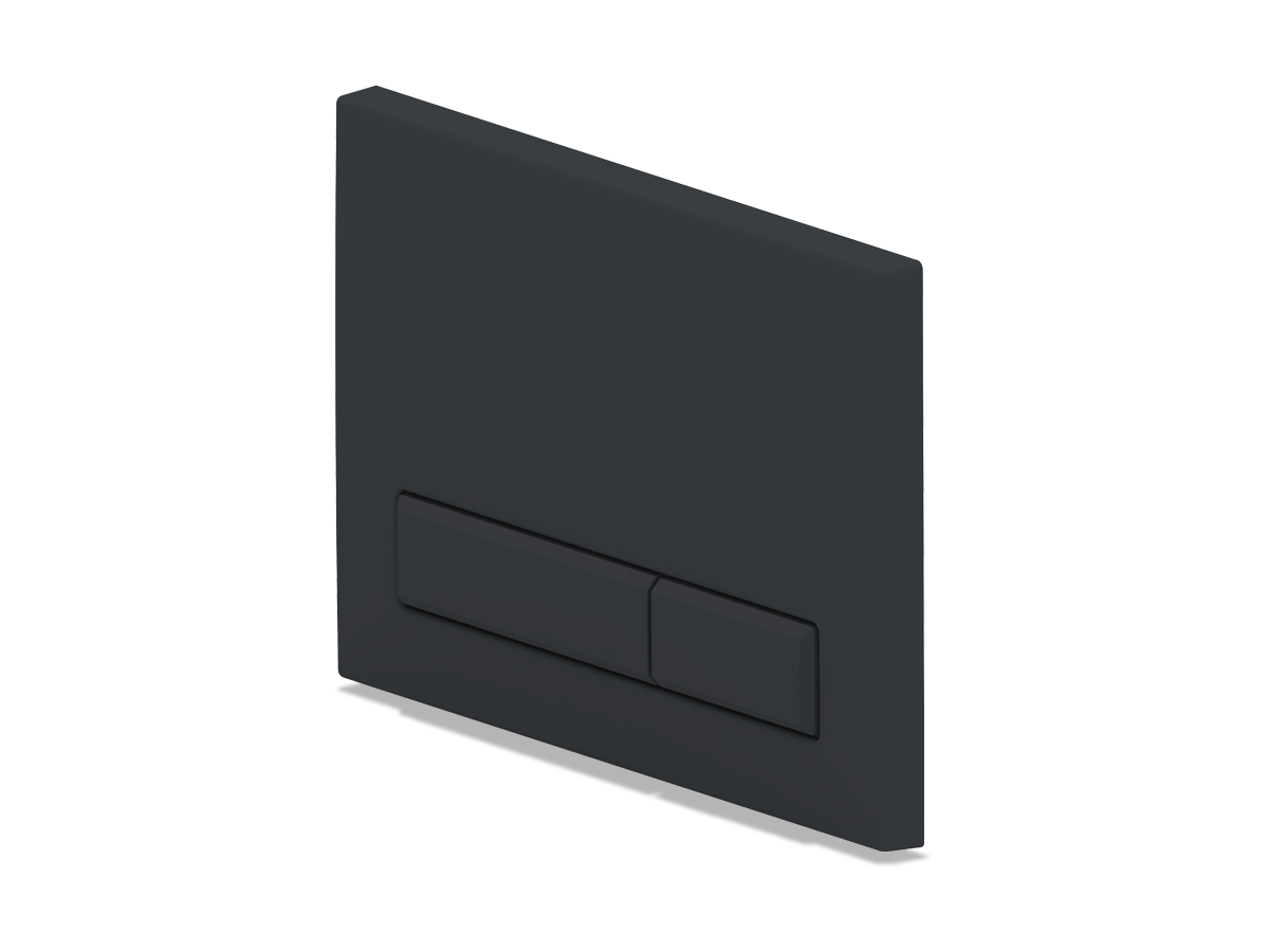 Набор инсталляции 50 см АНИ Пласт WN1143 с унитазом, сиденьем и прямоугольной черной клавишей WP1430