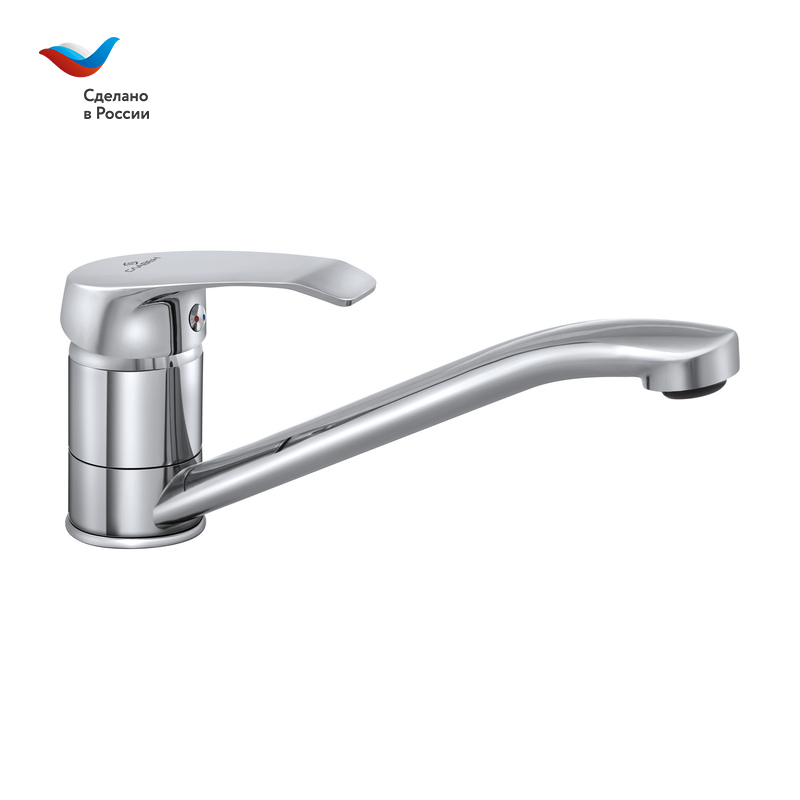 ГОРОД Смеситель для мойки с длинным изливом, одноручный, СЛАВЕН, К21