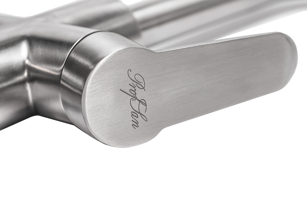 Смеситель для кухни ПРОФСАН ПСМ-300-22 STEEL нержавеющая сталь AISI-304 с подключением фильтра тип С