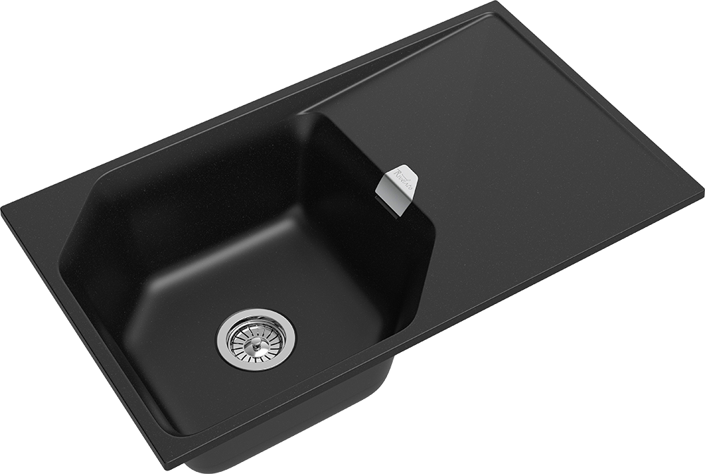 RIVELATO Мойка LOCUS 85  1-чаш 850*500 nero арт. RIVELATO Мойка LOCUS 85  1-чаш 850*500 nero арт.