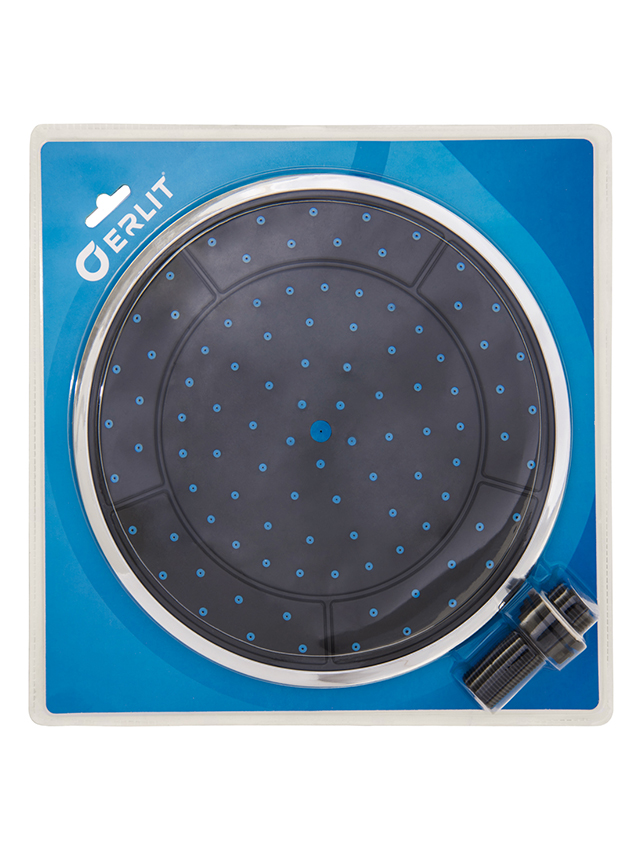 ERLIT Душ верхний 240 мм без подсветки, в блистере