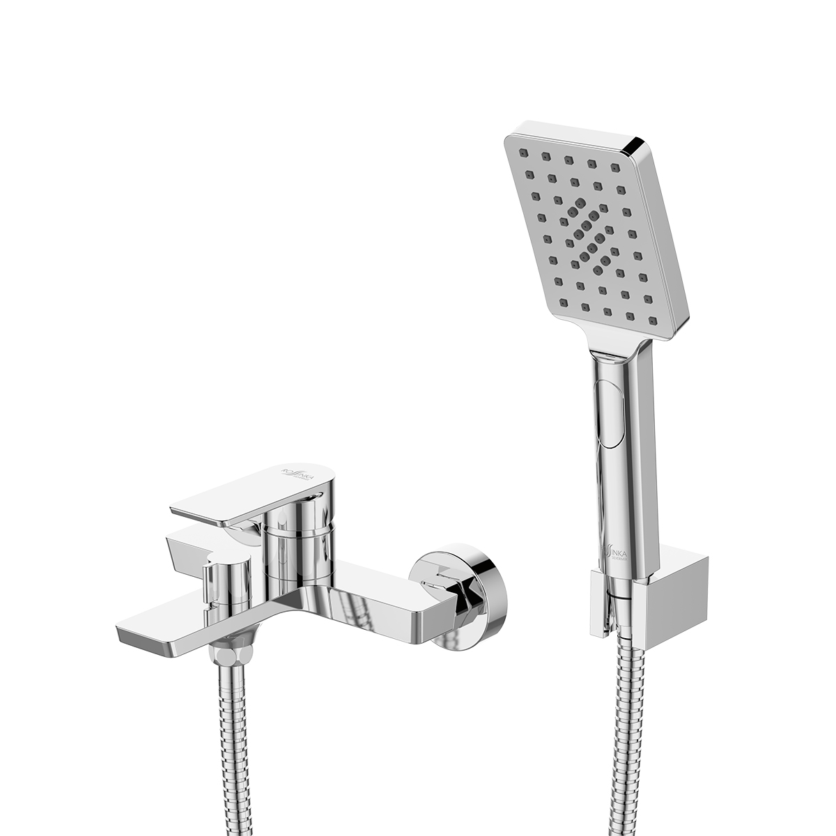 RS5 Смеситель для ванны, монолитный излив , р/ОД, хром, ROS, RS50-30