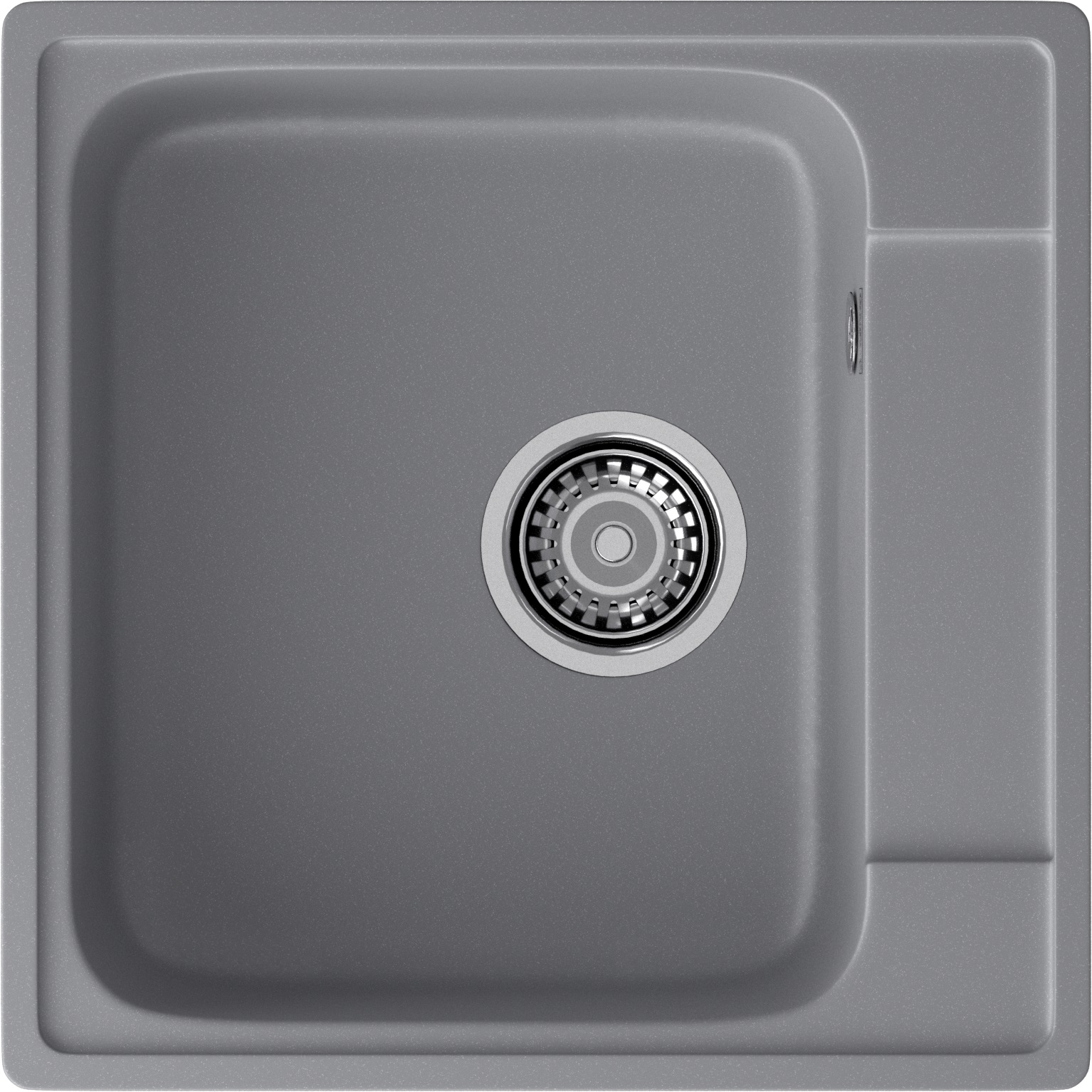 GranFest QUARZ (GF-Z48) Мойка для кухни 480*480мм (темно-серый) GranFest QUARZ (GF-Z48) Мойка для кухни 480*480мм (темно-серый)