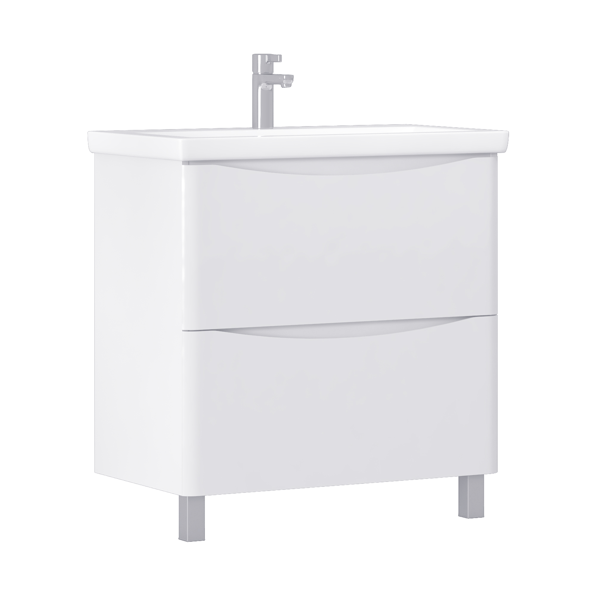 Тумба под раковину VIGO Glem 80 напольная белый (324) Тумба под раковину VIGO Glem 80 напольная белый (324)