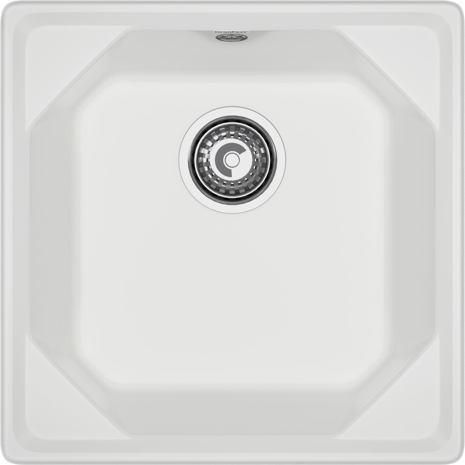 GRANFEST Мойка композит UNIQUE, GF-U-500, 1-чаша 500*500, иней GRANFEST Мойка композит UNIQUE, GF-U-500, 1-чаша 500*500, иней