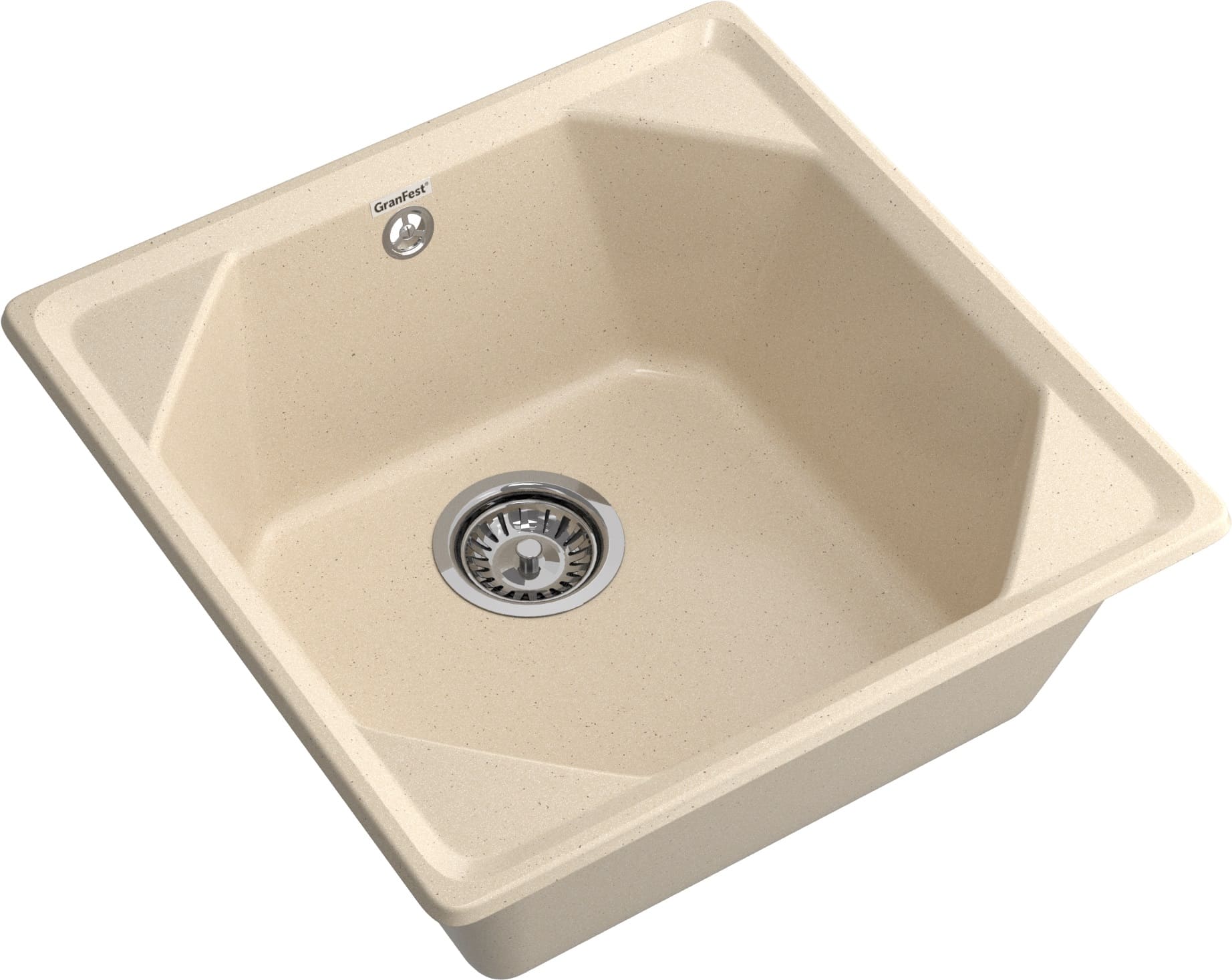 GRANFEST Мойка композит UNIQUE, GF-U-500, 1-чаша 500*500, кашемир GRANFEST Мойка композит UNIQUE, GF-U-500, 1-чаша 500*500, кашемир