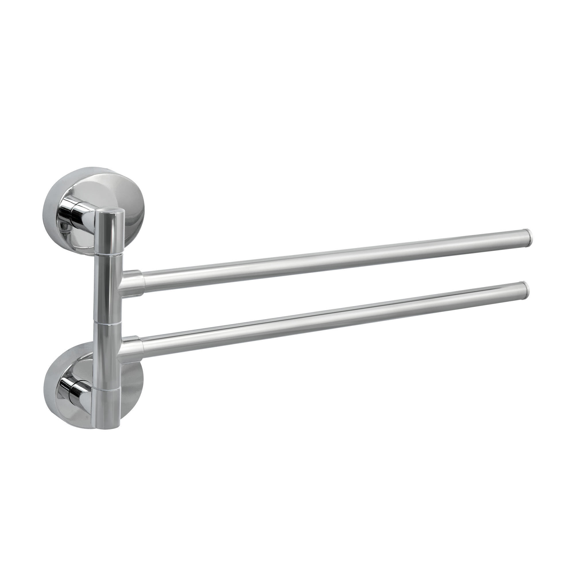 Полотенцедержатель раздвижной двойной "Solinne", 16222, хром, Коллекция Modern