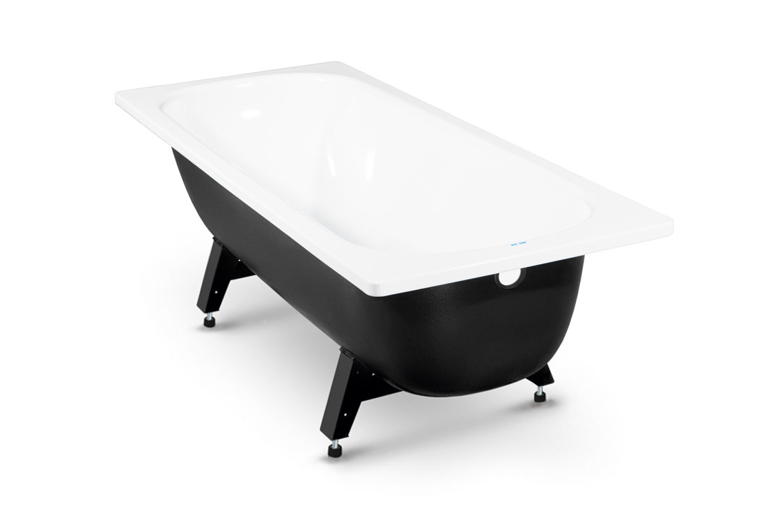 REIMAR Ванна стальная 170x70x40 cм. с опорной подставкой, без ранта, белая орхидея, ВИЗ REIMAR Ванна стальная 170x70x40 cм. с опорной подставкой, без ранта, белая орхидея, ВИЗ