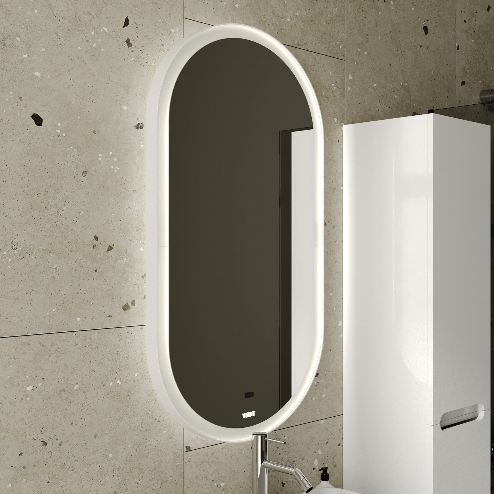 Зеркало VIANT МАРСЕЛЬ с подсветкой 65х100 (VMAR65100-ZLED) Зеркало VIANT МАРСЕЛЬ с подсветкой 65х100 (VMAR65100-ZLED)