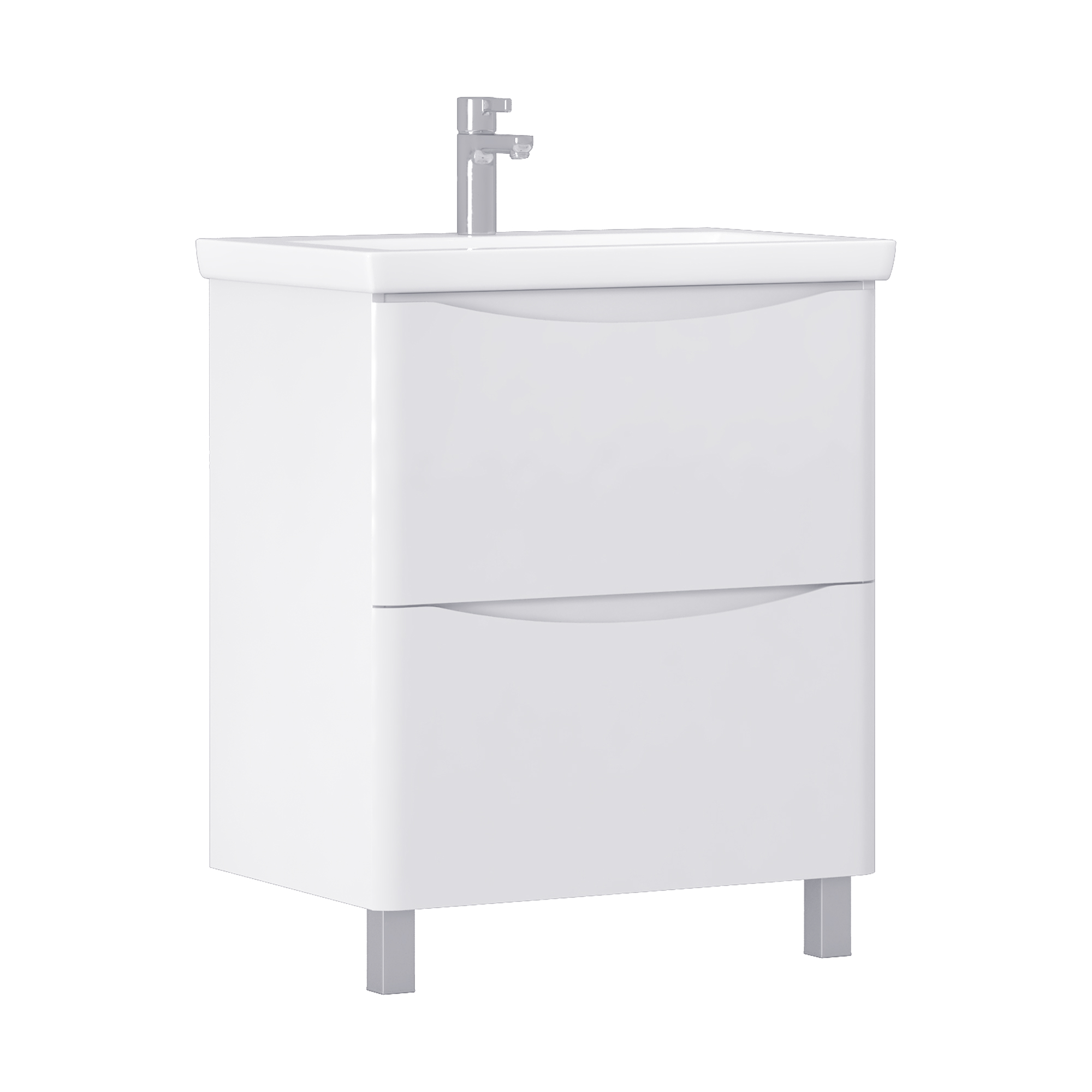 Тумба под раковину VIGO Glem 70 напольная белый (323) Тумба под раковину VIGO Glem 70 напольная белый (323)