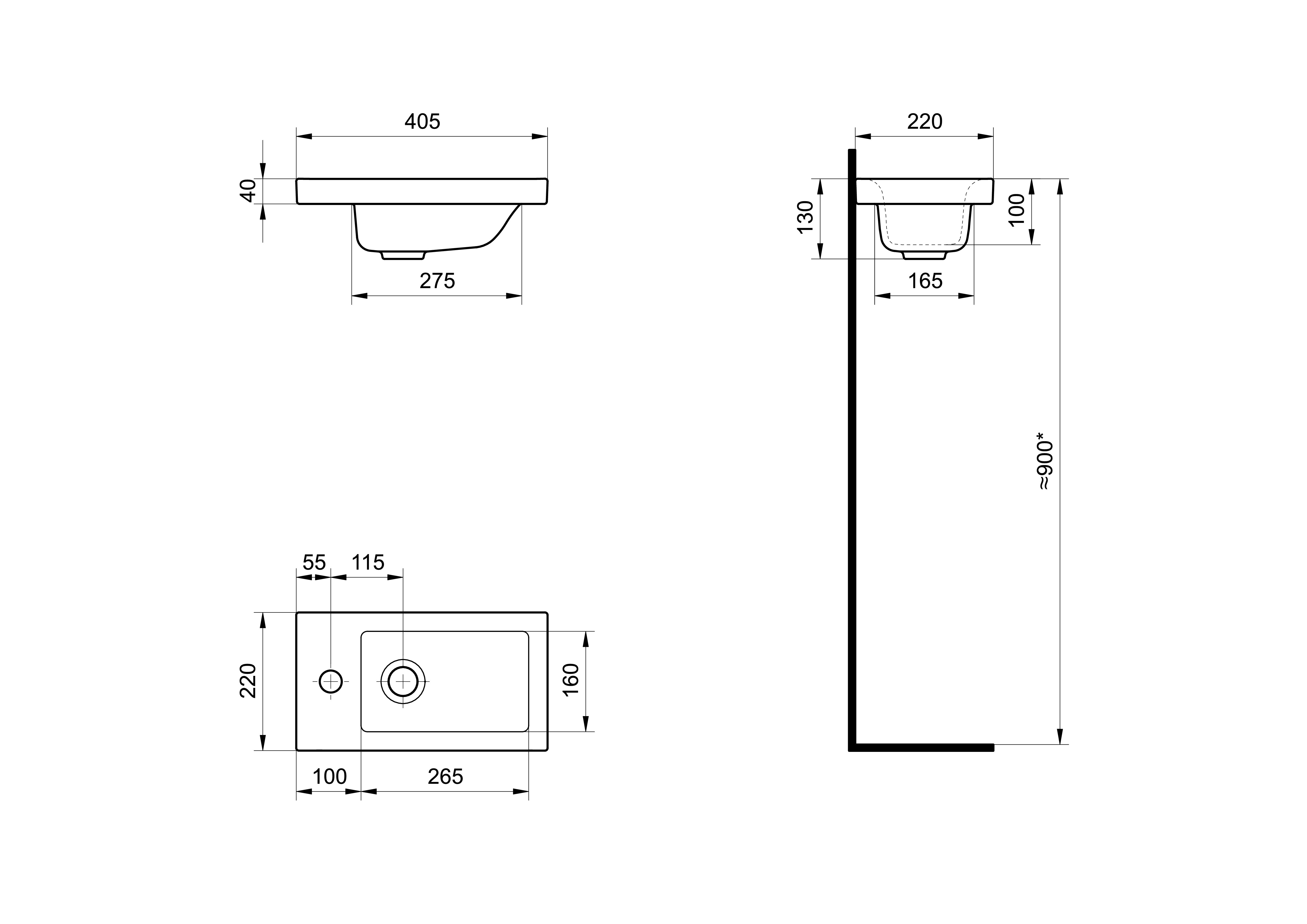 Раковина SANTEK Миранда 40 мебельная белый (WH302500) Раковина SANTEK Миранда 40 мебельная белый (WH302500)