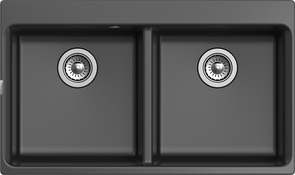 RIVELATO Мойка AXEL 90-2D  2-чаши 870*520мм antracite арт. RIVELATO Мойка AXEL 90-2D  2-чаши 870*520мм antracite арт.