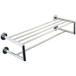 Полка для полотенец NIZA с 4 креплениями к стене глянцевая, шт Полка для полотенец NIZA с 4 креплениями к стене глянцевая, шт