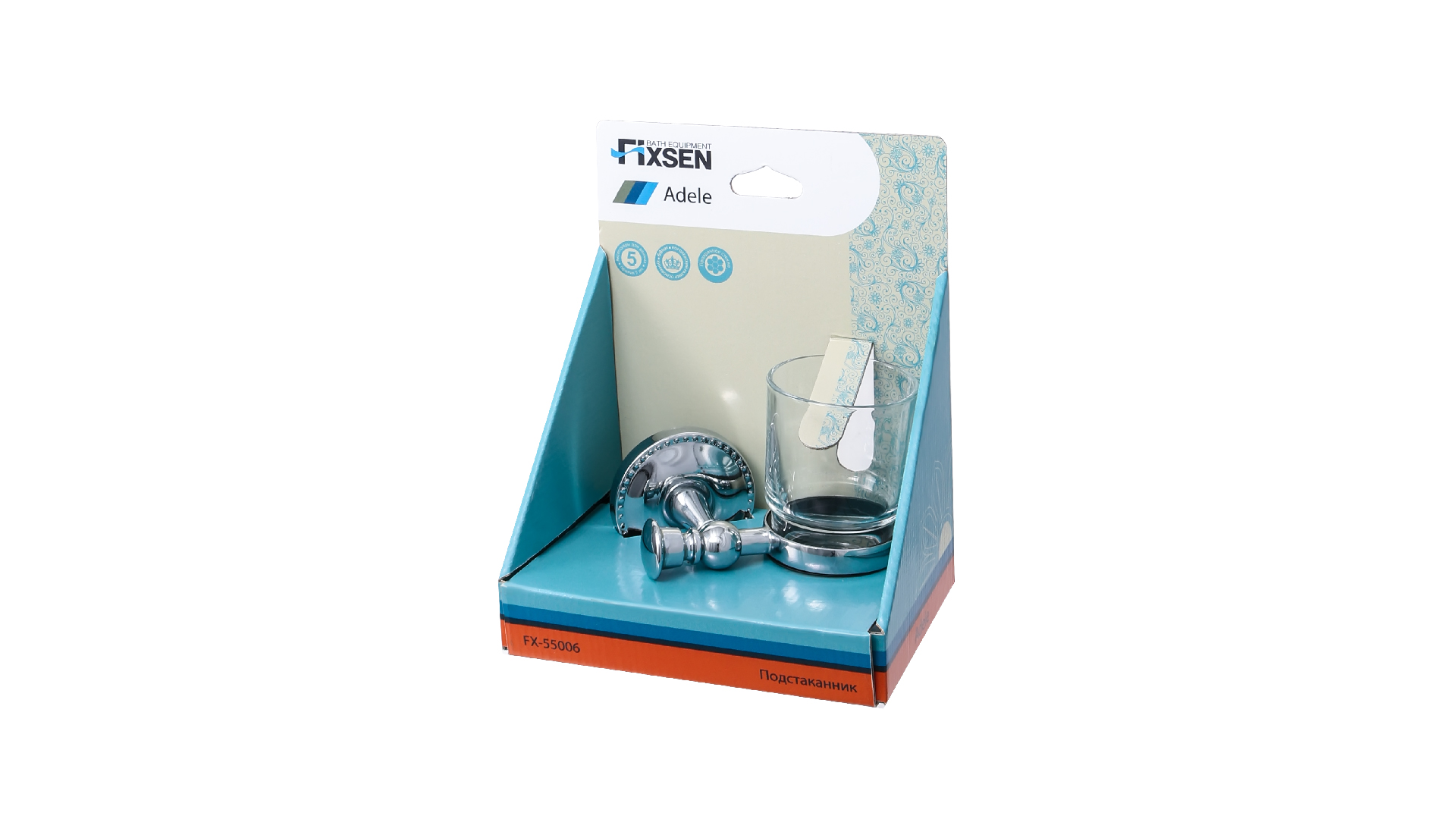 Подстаканник одинарный FIXSEN Adele (FX-55006) Подстаканник одинарный FIXSEN Adele (FX-55006)