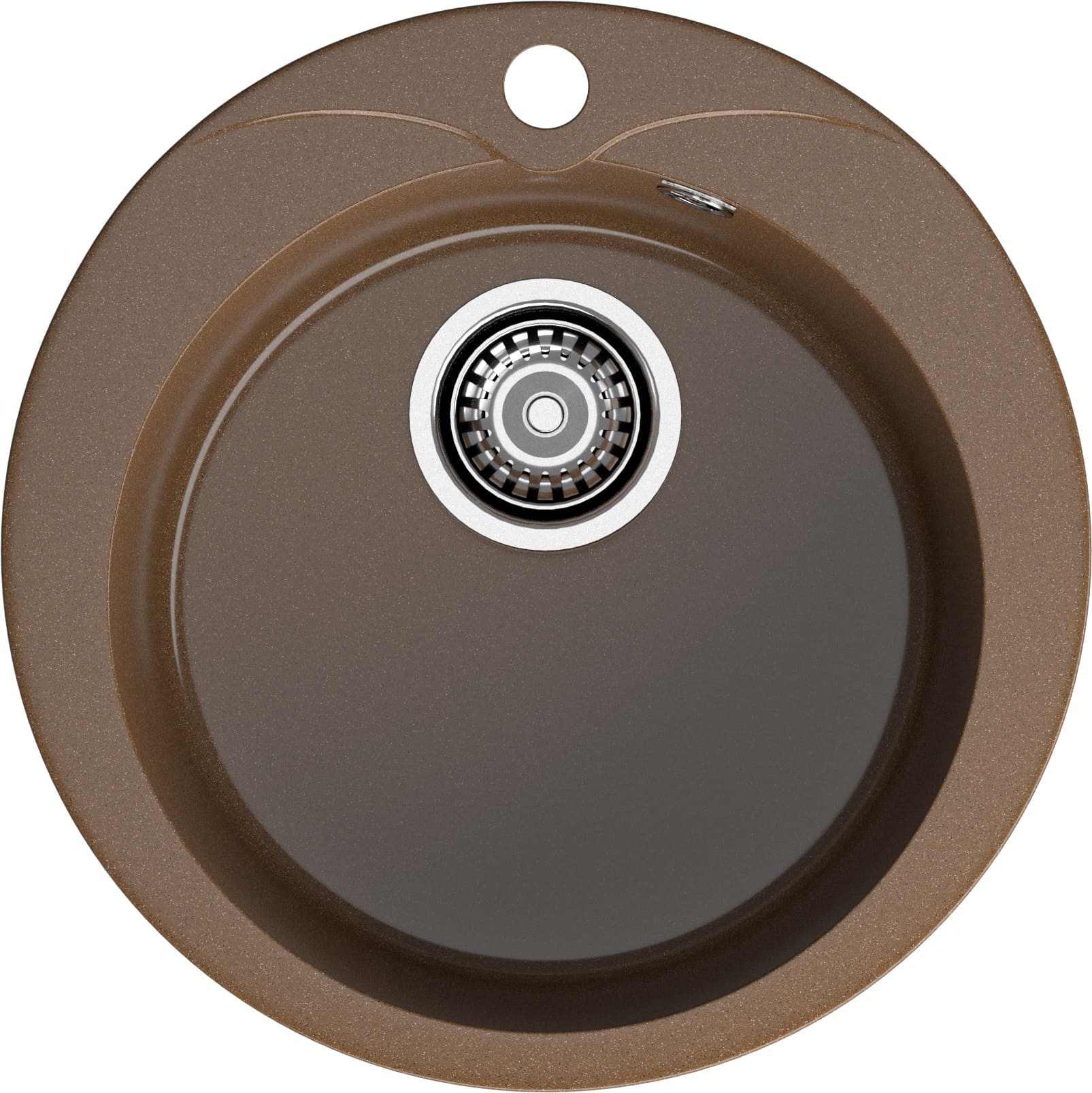 GRANFEST Мойка композит RONDO GF-R--480  D=480 мм  терракот  арт.GF- GRANFEST Мойка композит RONDO GF-R--480  D=480 мм  терракот  арт.GF-