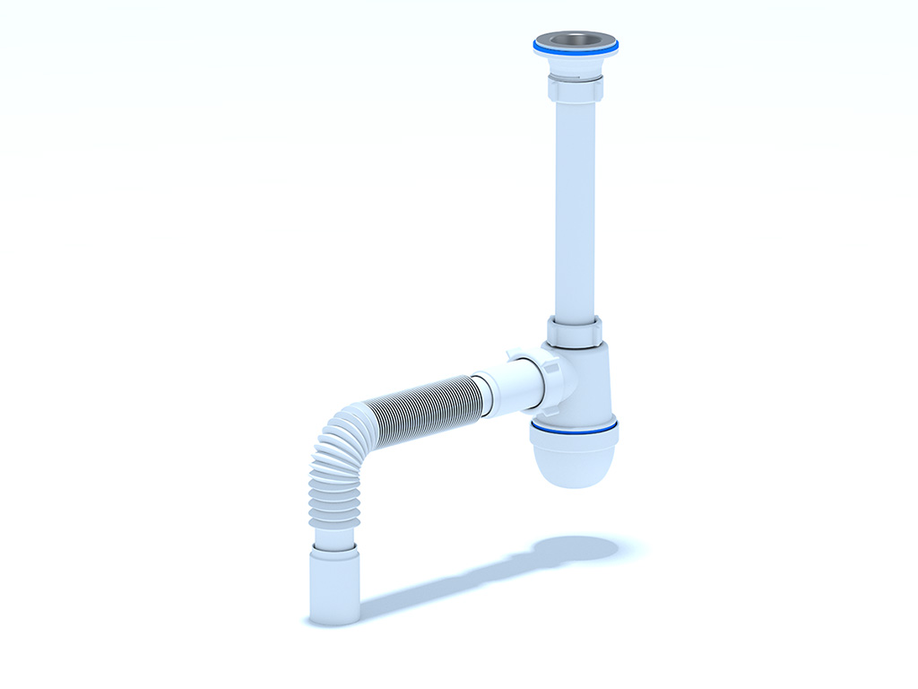 Сифон Ани 1 1/4"* 40с гибкой трубой 40х40, ANI PLAST Сифон Ани 1 1/4"* 40с гибкой трубой 40х40, ANI PLAST