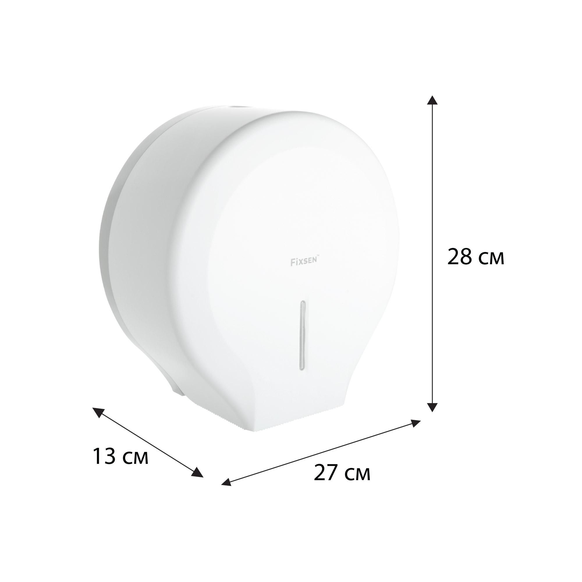 Бумагодержатель FIXSEN HOTEL белый (FX-31010E) Бумагодержатель FIXSEN HOTEL белый (FX-31010E)