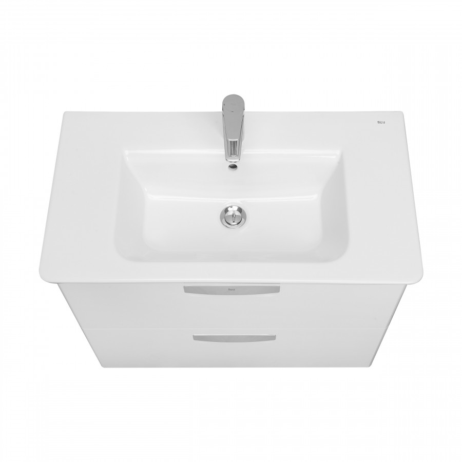 GAP Тумба под раковину GAP 80, белая матовая, ROCA