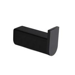 Крючок для полотенец настенный одинарный Capri черный Крючок для полотенец настенный одинарный Capri черный