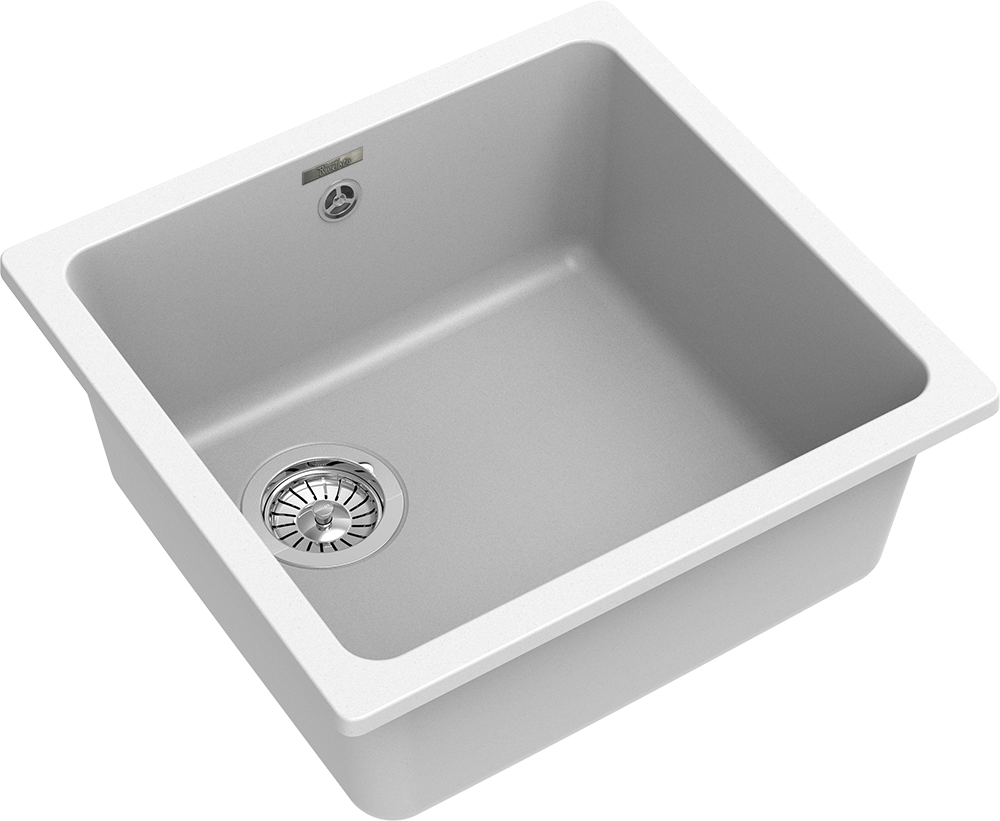 RIVELATO Мойка BERKANA 45 подст.монтаж 1-чаш 485*455 brina арт. RIVELATO Мойка BERKANA 45 подст.монтаж 1-чаш 485*455 brina арт.