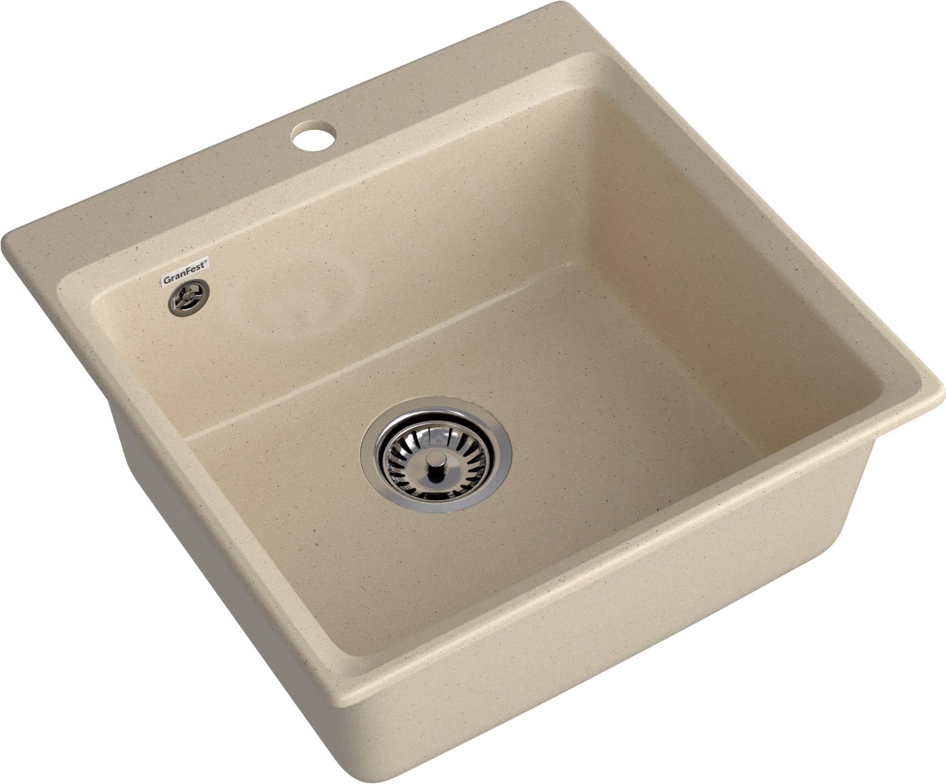 GRANFEST Мойка композит LEVEL, GF-LV-510, чаша 510*500, кашемир GRANFEST Мойка композит LEVEL, GF-LV-510, чаша 510*500, кашемир