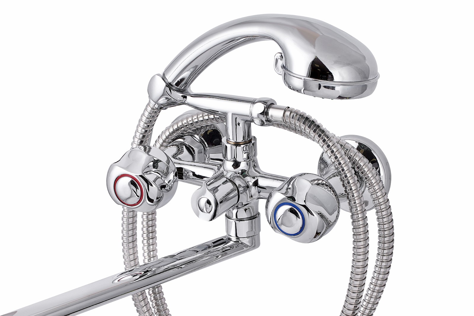 Смеситель для ванны с душем ПРОФСАН ПСМ-159-48 ЕВРО тип См-ВУДРНШлА