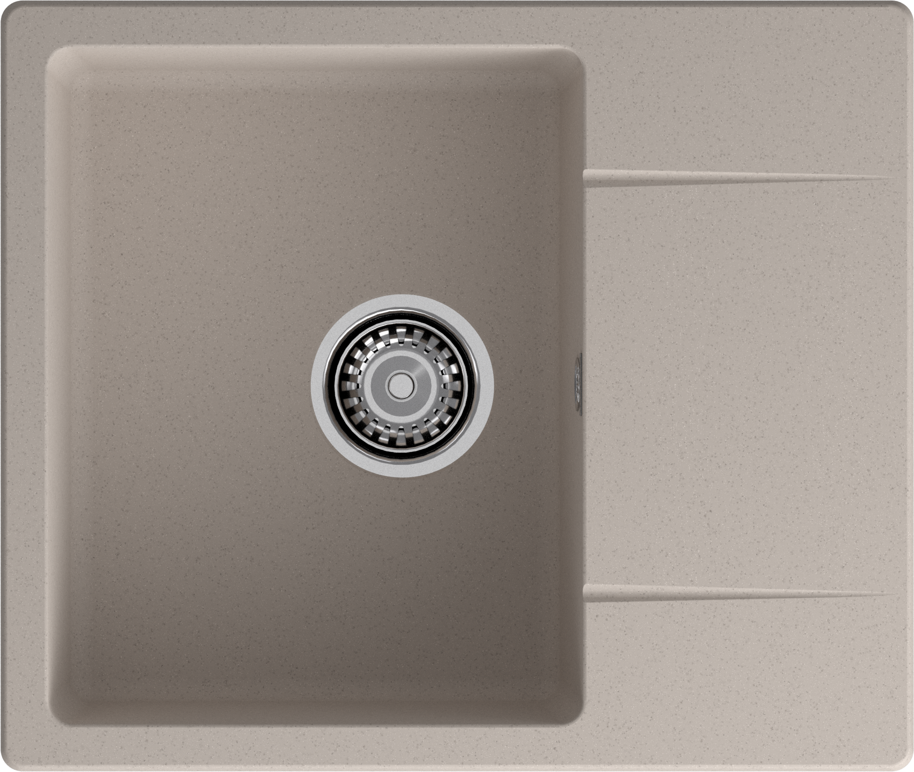 GRANFEST Мойка URBAN 258L 1-чаша+крыло 580*490мм песочный арт.GF-UR- GRANFEST Мойка URBAN 258L 1-чаша+крыло 580*490мм песочный арт.GF-UR-
