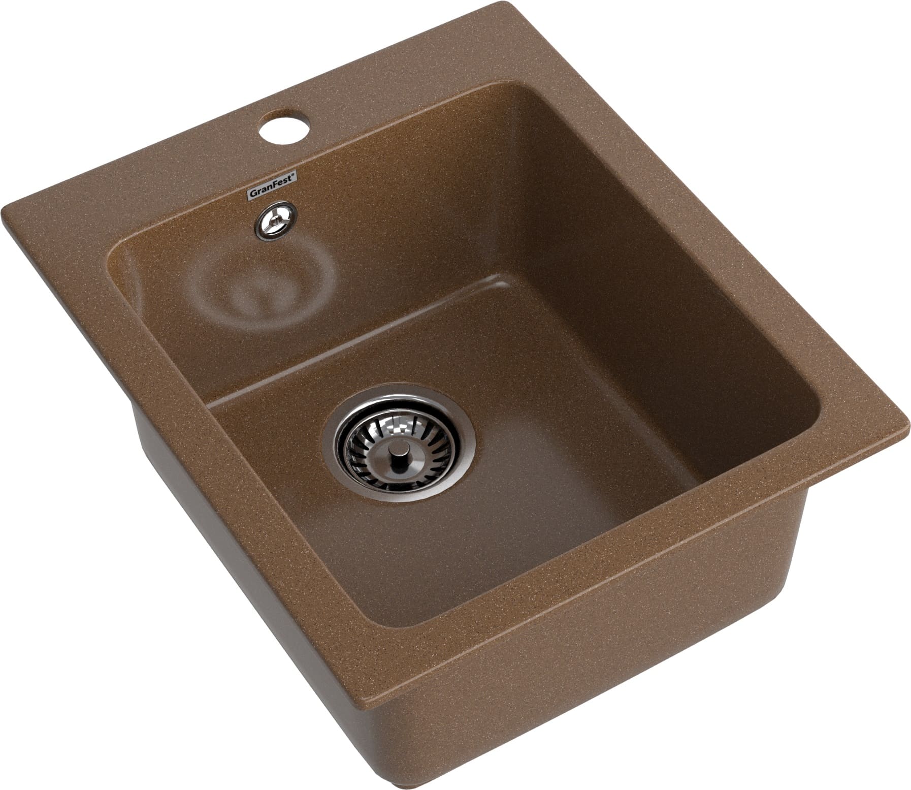 GRANFEST Мойка композит PRACTIK  GF-P--505  1-чаш. 427*505 мм  терракот арт.GF- GRANFEST Мойка композит PRACTIK  GF-P--505  1-чаш. 427*505 мм  терракот арт.GF-