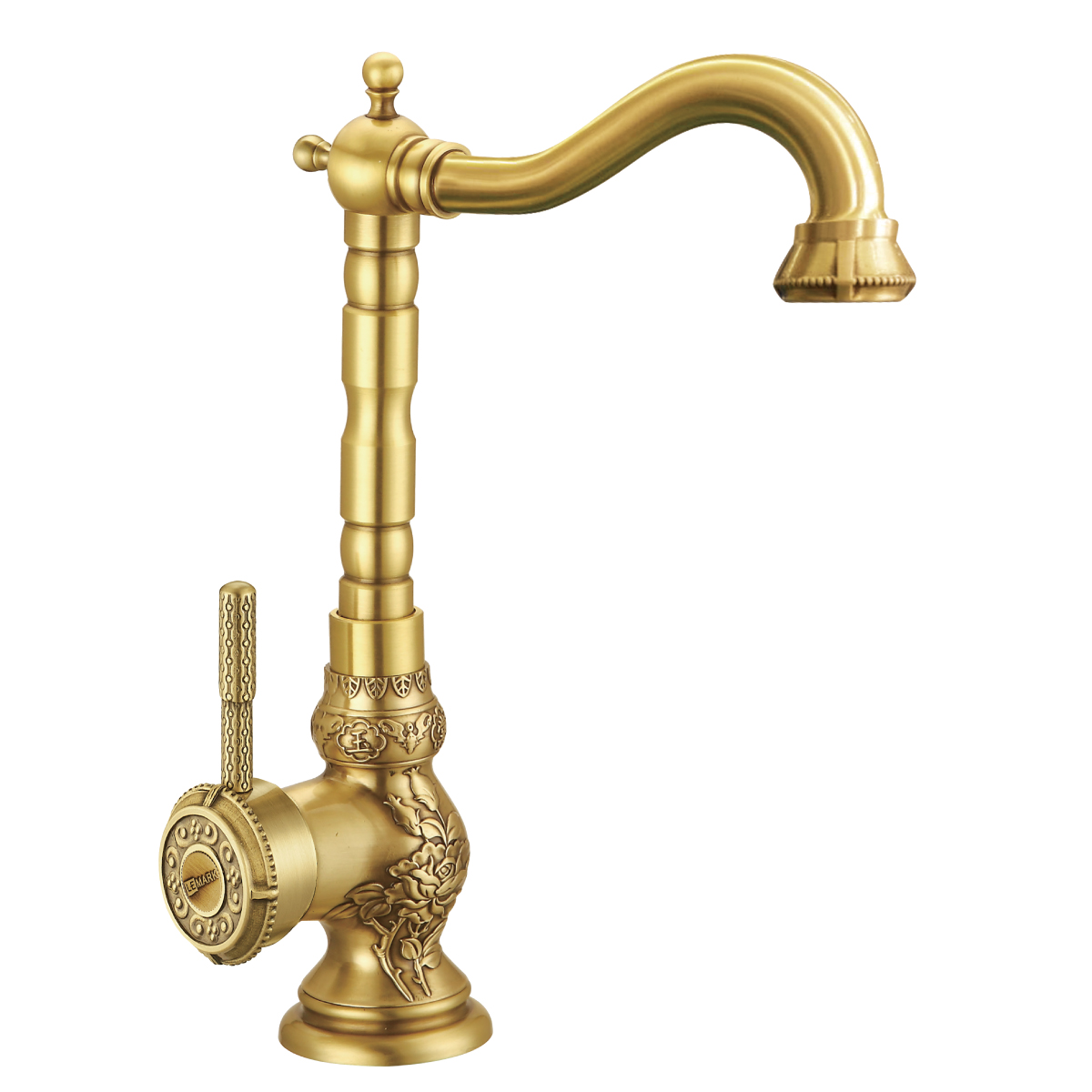 Jasmine Смеситель для кухни, выс.пов.излив 185мм, р/ОД, бронза, LM, LM6645B