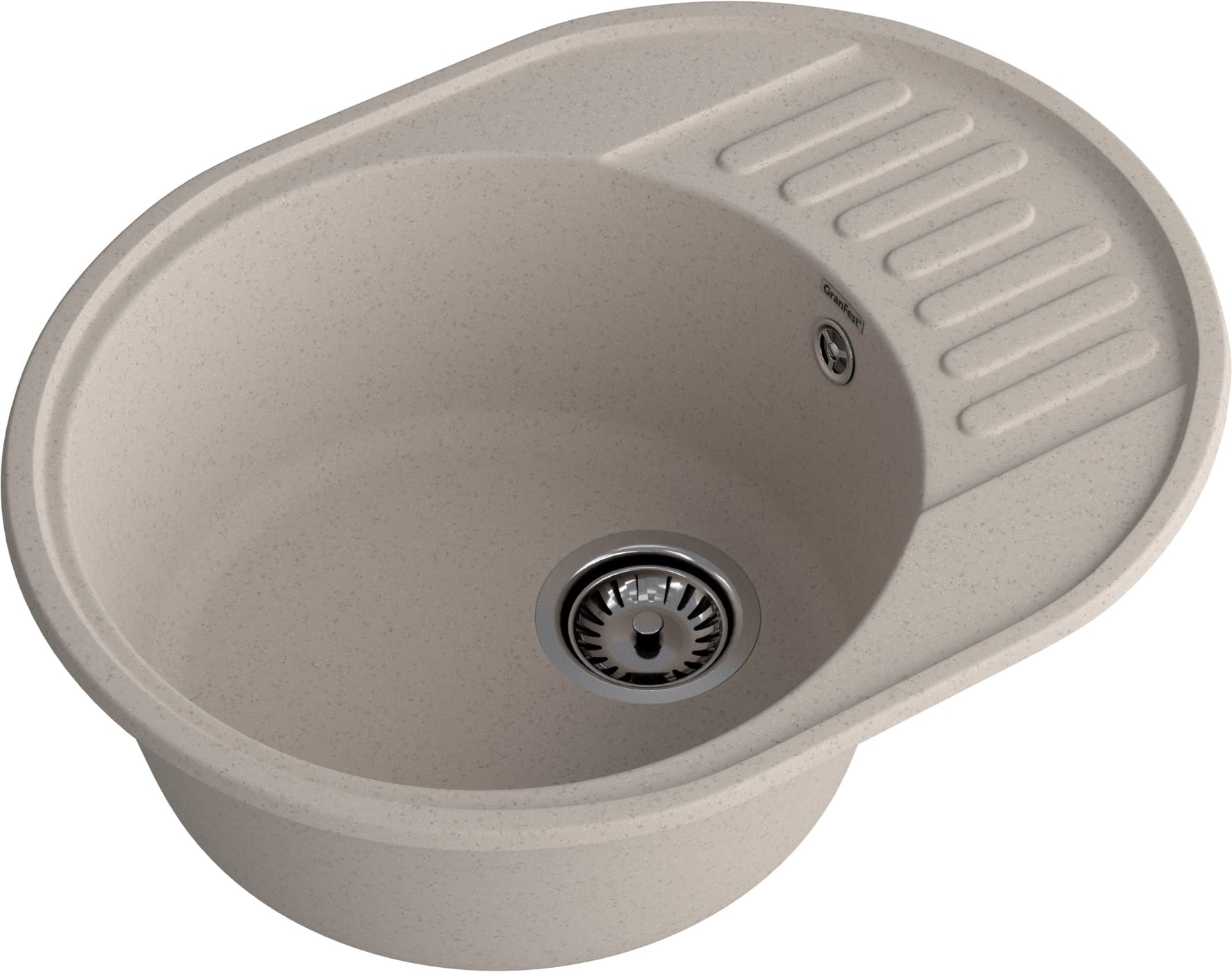 GranFest QUARZ (ECO-58) Мойка чаша+кр 620*480 (песок) GranFest QUARZ (ECO-58) Мойка чаша+кр 620*480 (песок)