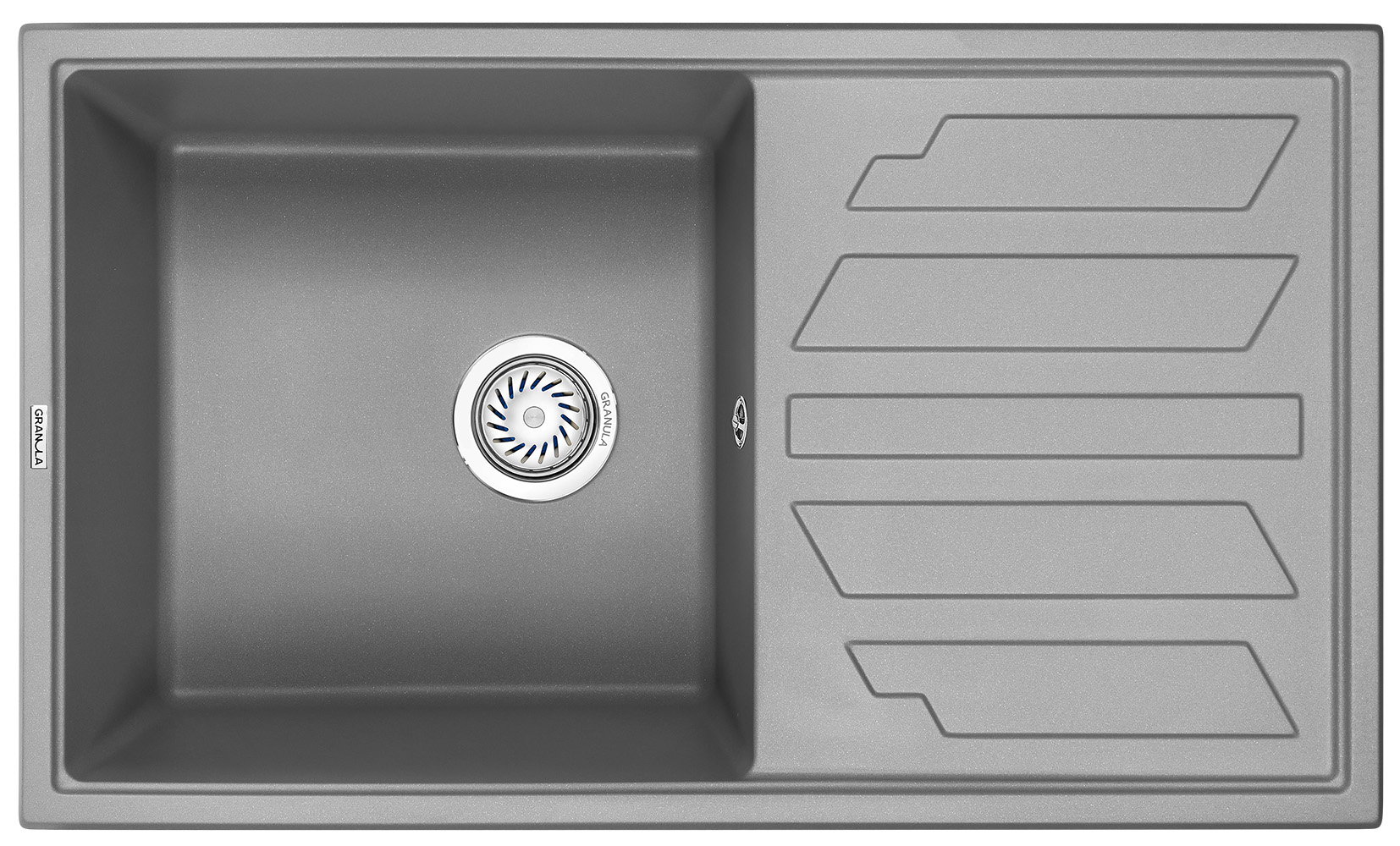 Кухонная мойка GRANULA (8601, АЛЮМИНИУМ) Кухонная мойка GRANULA (8601, АЛЮМИНИУМ)