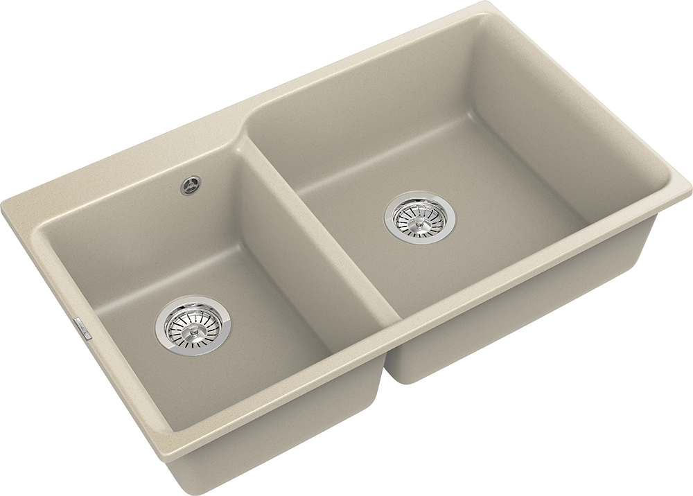 RIVELATO Мойка AXEL 90D  2-чаши 870*520мм beige scuro арт. RIVELATO Мойка AXEL 90D  2-чаши 870*520мм beige scuro арт.