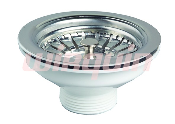 Выпуск для мойки из нерж. стали D 90, WIRQUIN