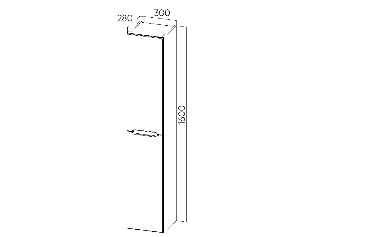 Шкаф-пенал VIANT МАРСЕЛЬ 30 подвесной графит (VMAR300G-PEN) Шкаф-пенал VIANT МАРСЕЛЬ 30 подвесной графит (VMAR300G-PEN)