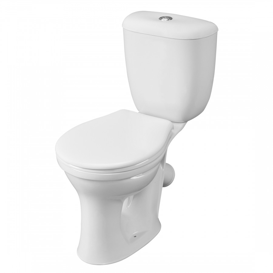 Унитаз-компакт Виктория косой выпуск,  с бачком Виктория н/п., кнопочной арматурой и сиденьем  SANTE Унитаз-компакт Виктория косой выпуск,  с бачком Виктория н/п., кнопочной арматурой и сиденьем  SANTE