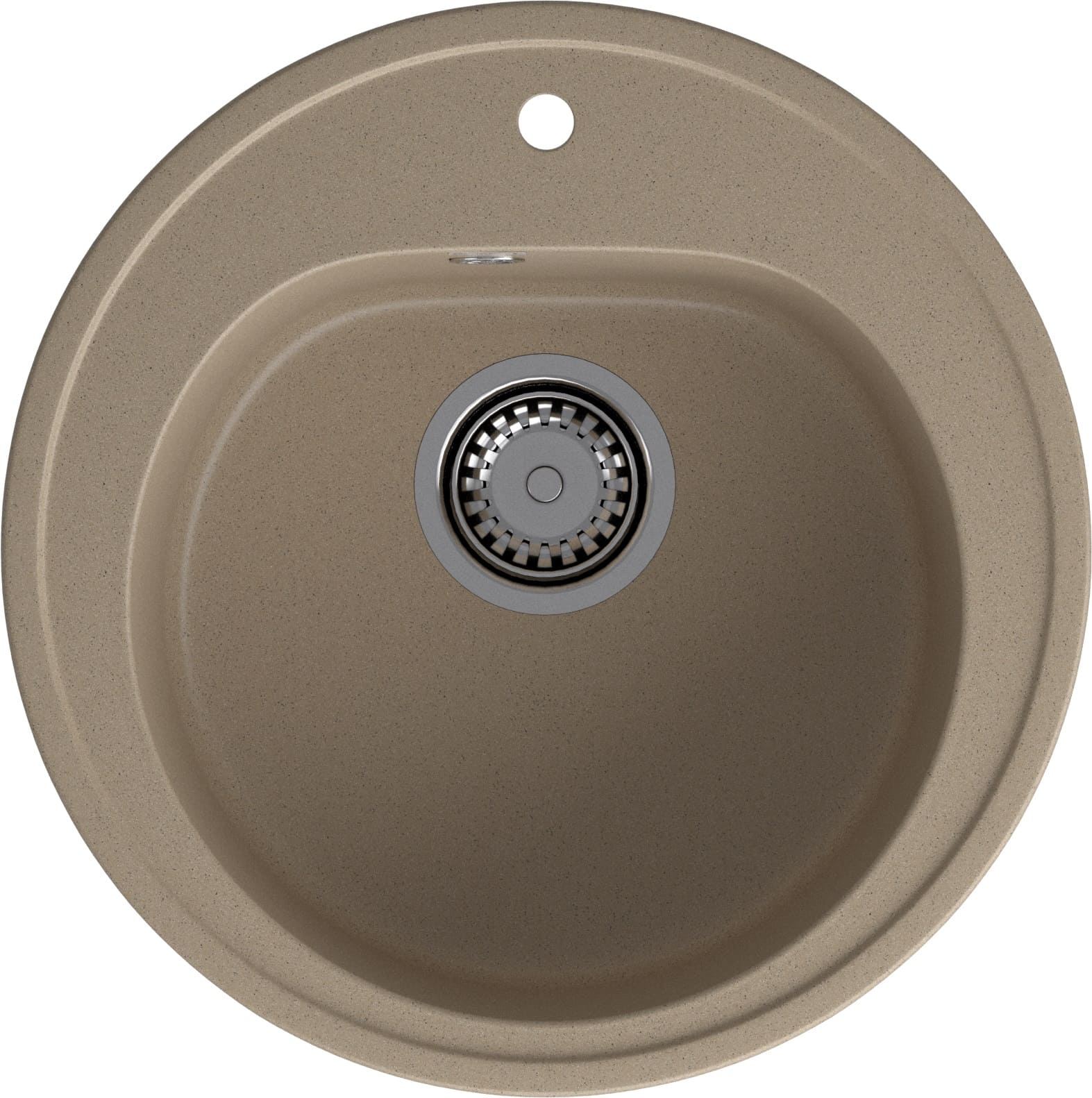 GRANFEST Мойка композит RONDO GF-R--510  D=510мм  песочный   арт.GF- GRANFEST Мойка композит RONDO GF-R--510  D=510мм  песочный   арт.GF-