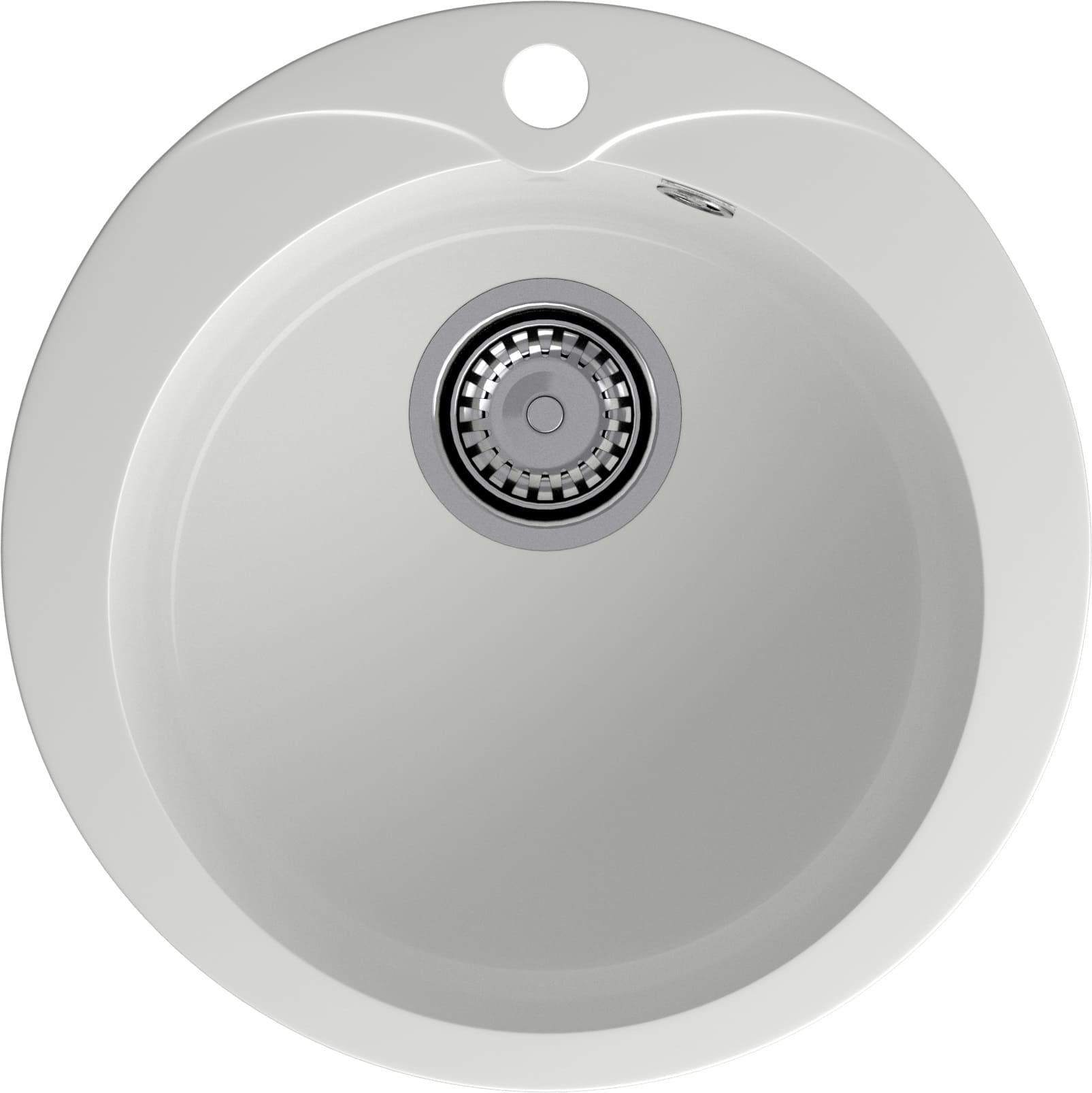 GRANFEST Мойка композит RONDO GF-R--480  D=475 мм  иней  арт.GF- GRANFEST Мойка композит RONDO GF-R--480  D=475 мм  иней  арт.GF-