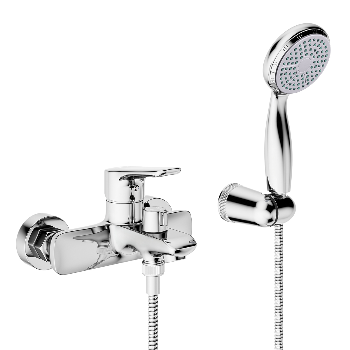 Selena Смеситель для ванны,монолит.излив ,р/ОД,хром, LM, LM0812C