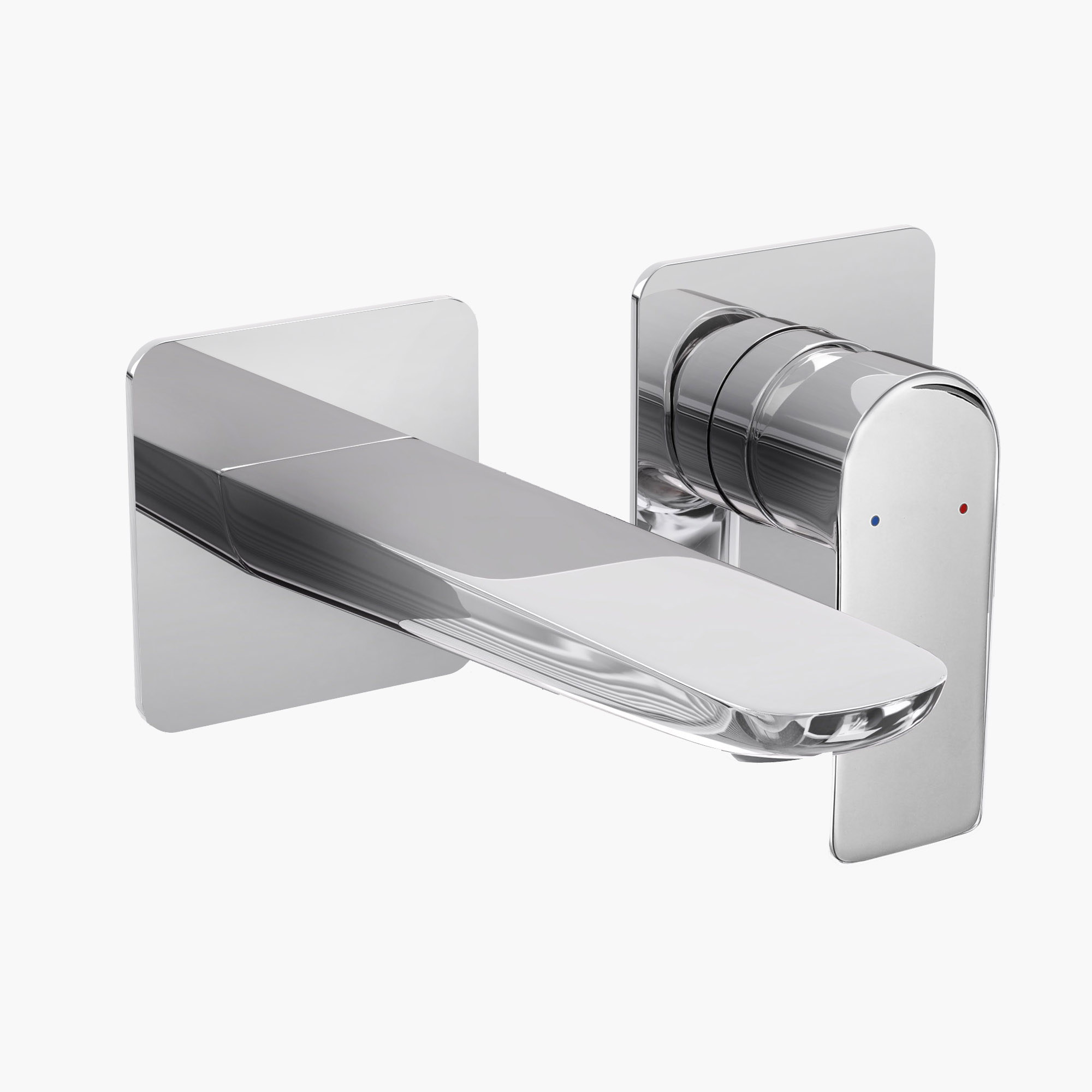 Смеситель для раковины VENTAS S скрытого монтажа, раздельный, хром глянцевый, BERGES